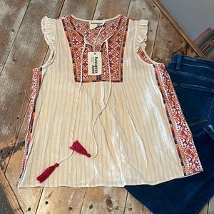 Savannah Jane Embroidered Blouse